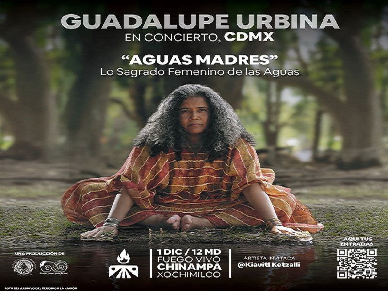 Guadalupe Urbina regresa a México para celebrar su concierto